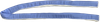 Housse isol&eacute;e pour tuyau de vapeur 1600*100 bleu (tissu non &eacute;lastique bleu ciel + P-300 + fermeture &eacute;clair &agrave; dents fines n&deg;5)