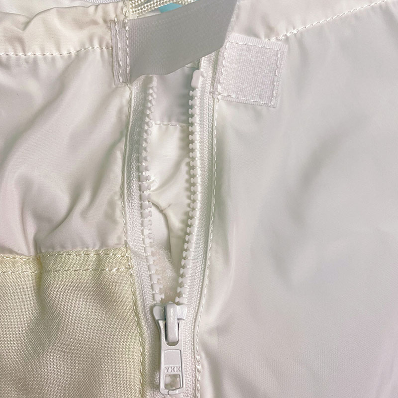 (1)硅胶涂层白色高温布+P-1000+SIP-HS-25-6袖口压板硅绵