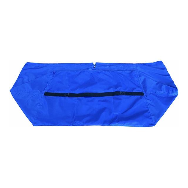 Sac &agrave; linge tridimensionnel (bleu)-sac de transfert, avec grande fermeture &agrave; pression 