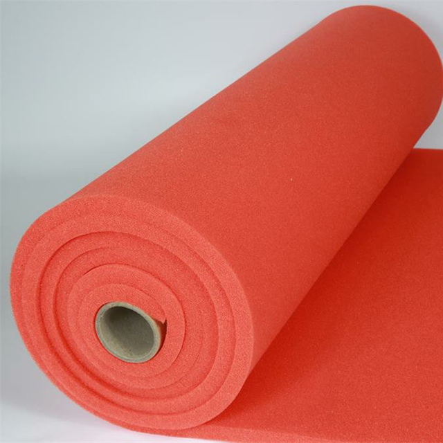 Feuille de mousse de Silicone &agrave; cellules ouvertes en mousse de Silicone rouge SIP-HS-10, pour Tables &agrave; repasser sous vide et machine &agrave; presser