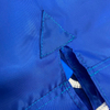 Sac &agrave; linge tridimensionnel (bleu)-sac de transfert, avec grande fermeture &agrave; pression 