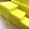 Dur&eacute;e de vie extr&ecirc;mement longue et taille et couleur personnalisables, boule de lavage de chaussures jaune citron en Silicone 